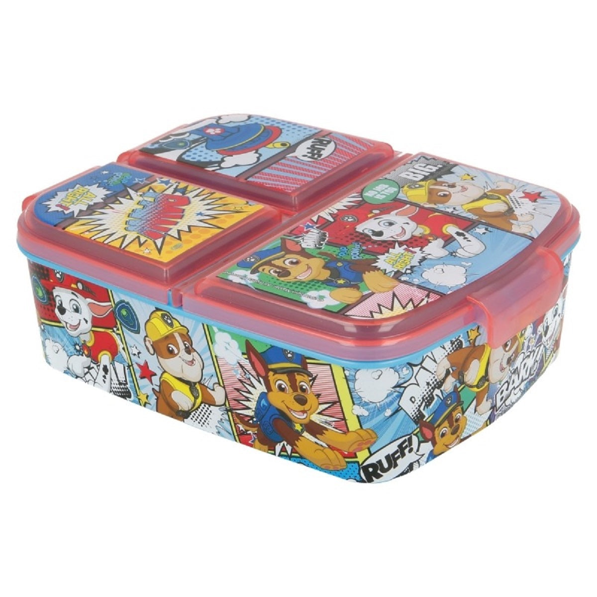 Paw Patrol Kinder Brotdose – Lunchbox mit 3 Fächern & tollem Design