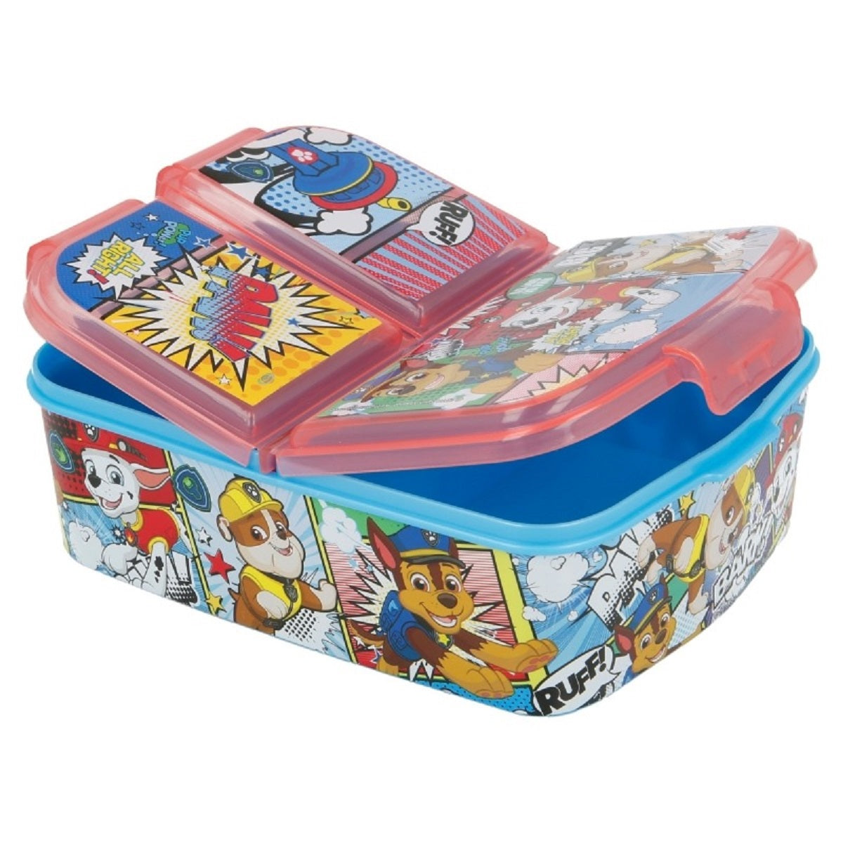 Paw Patrol Kinder Brotdose – Lunchbox mit 3 Fächern & tollem Design