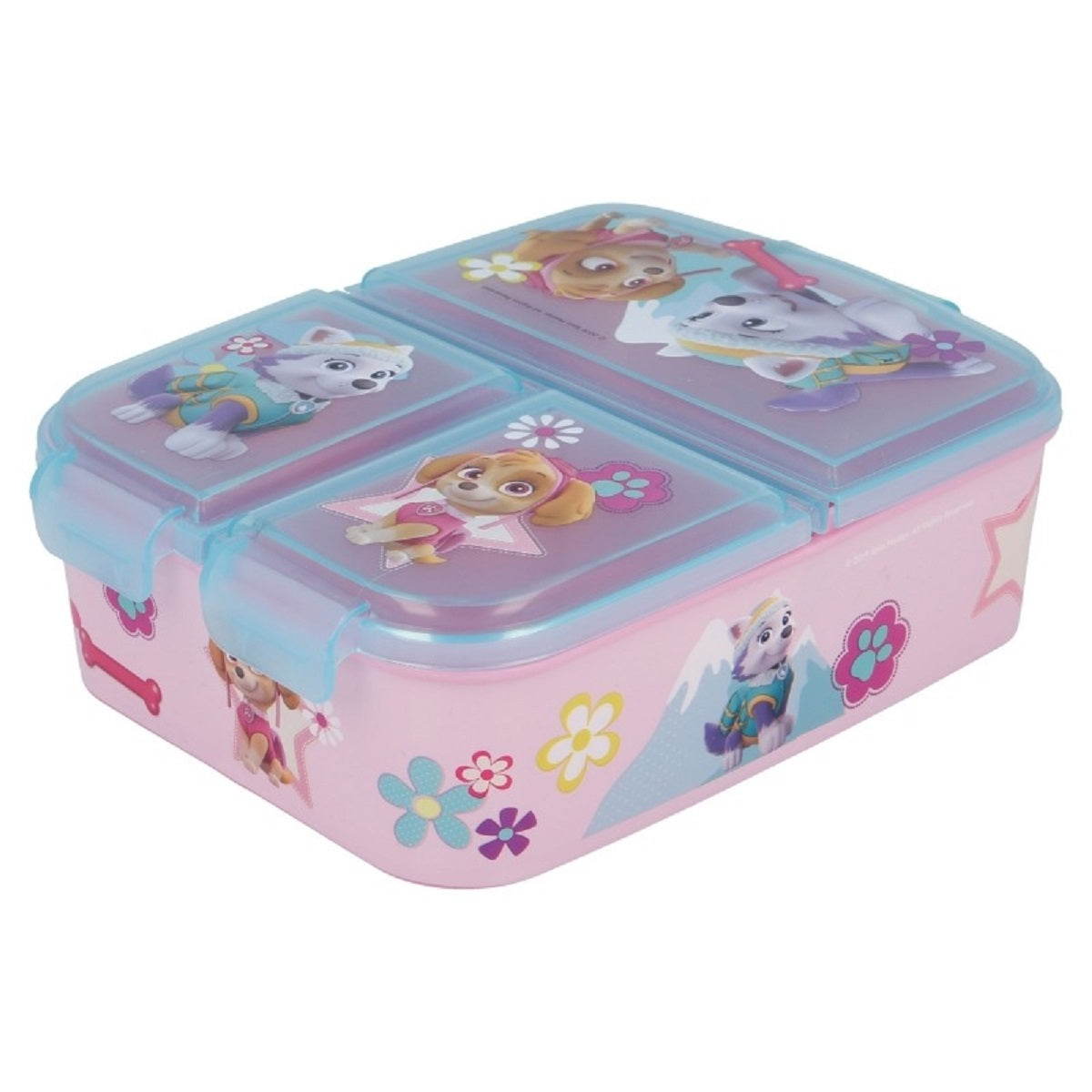 Paw Patrol Kinder Brotdose – Lunchbox mit 3 Fächern & tollem Design