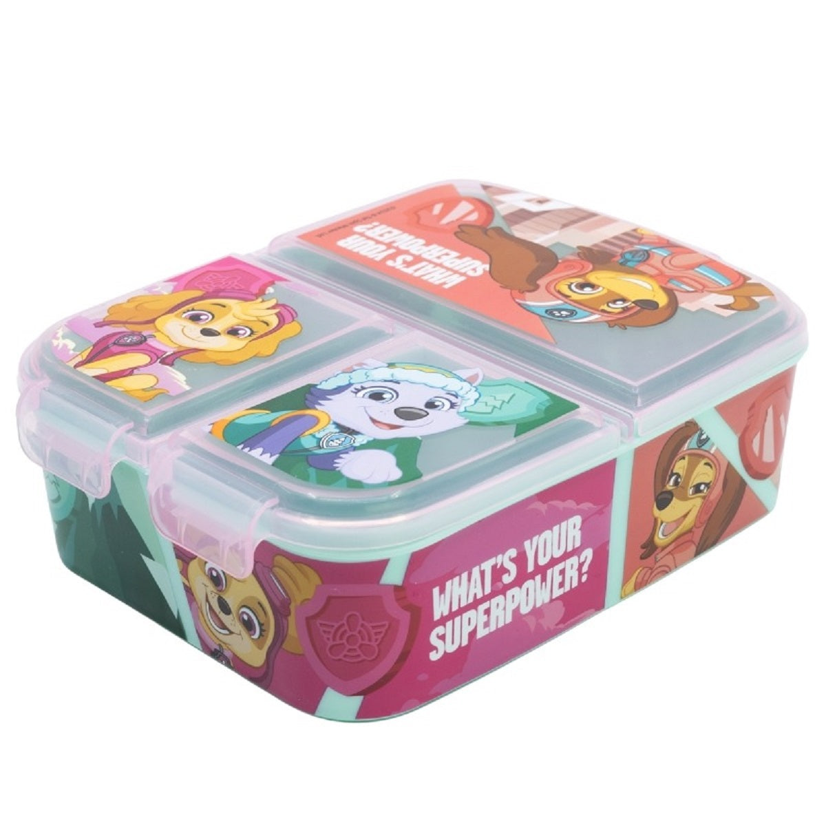Paw Patrol Kinder Brotdose – Lunchbox mit 3 Fächern & tollem Design