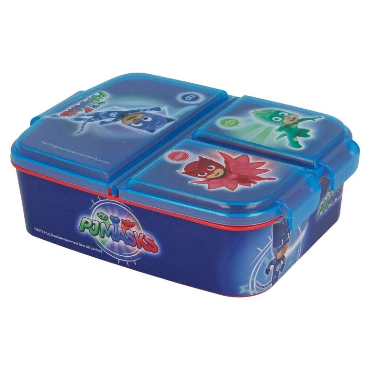 PJ Masks Kinder Brotdose – Lunchbox mit 3 Fächern & tollem Design
