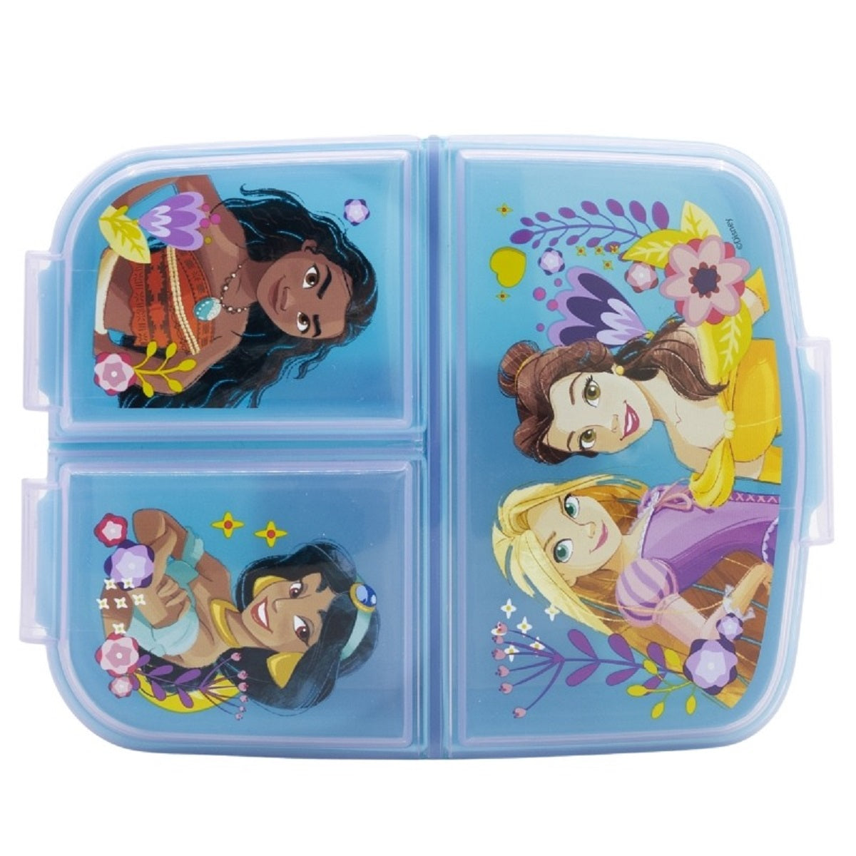 Disney Princess Kinder Brotdose – Lunchbox mit 3 Fächern & tollem Design