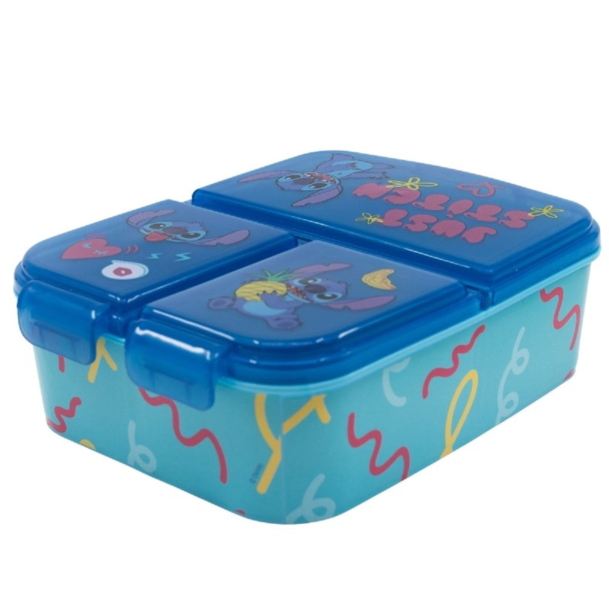 Disney Lilo & Stitch Kinder Brotdose – Lunchbox mit 3 Fächern & tollem Design