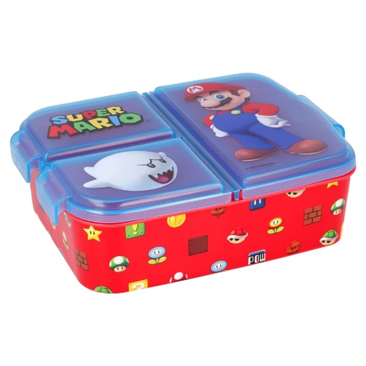 Super Mario Kinder Brotdose – Lunchbox mit 3 Fächern & tollem Design