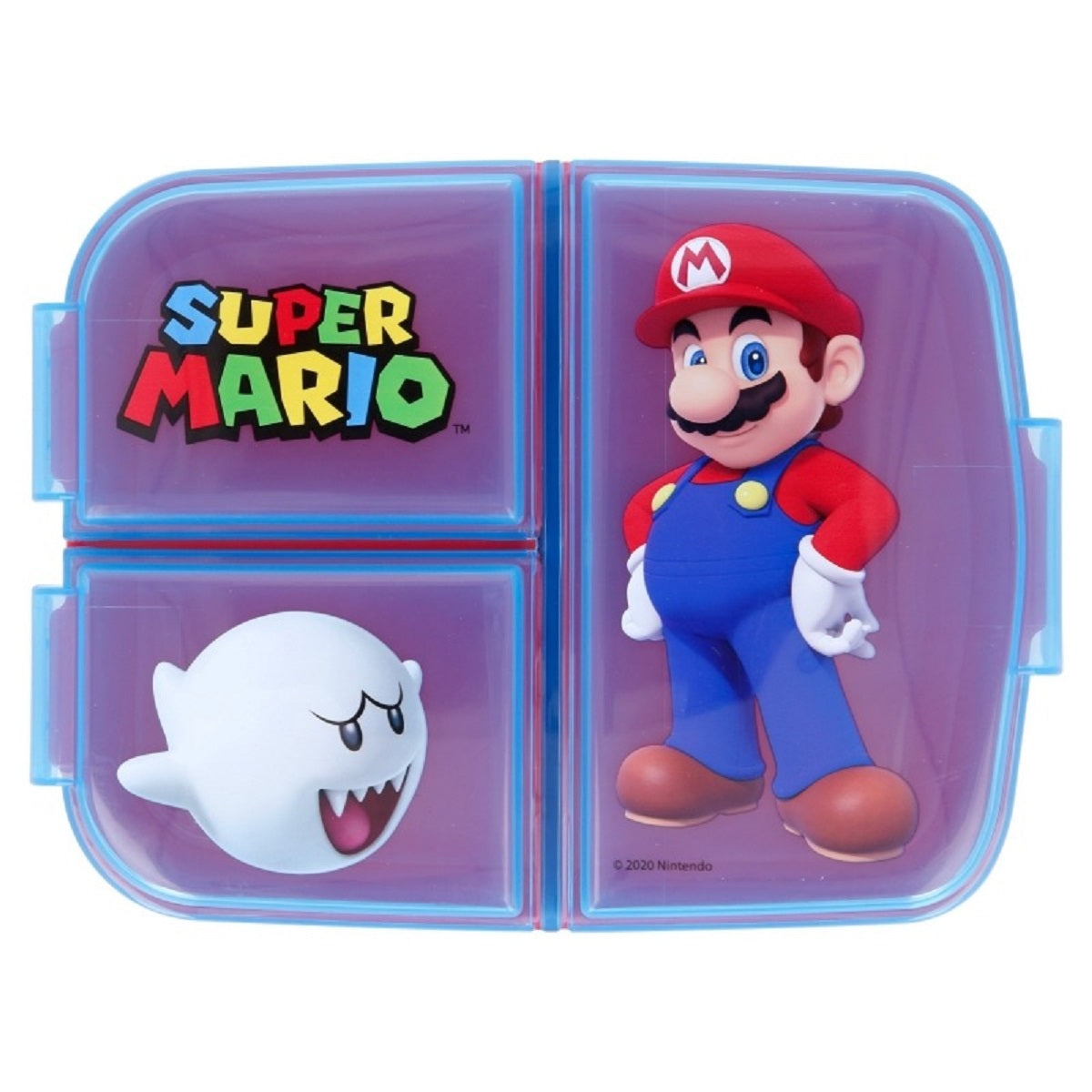 Super Mario Kinder Brotdose – Lunchbox mit 3 Fächern & tollem Design
