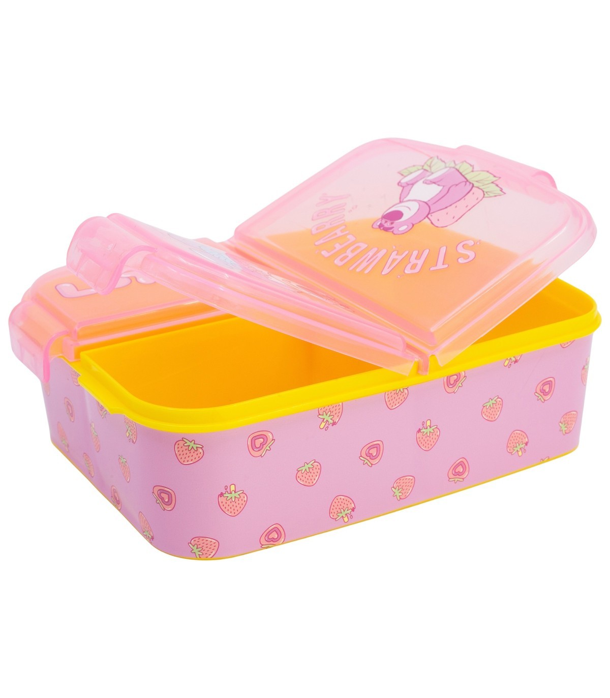 Disney Lotso Lunchbox Kinder Brotdose mit 3 Fächern Pausenbox