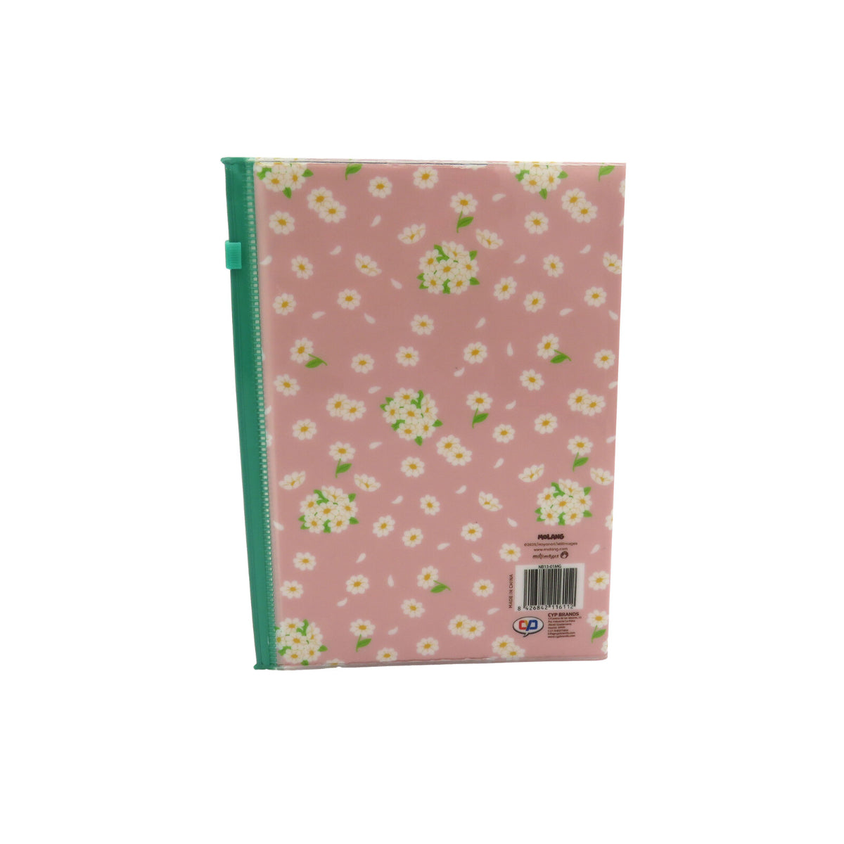 Molang Notizbuch Blossom Schreibheft mit Einstecktasche Schule Studium Büro