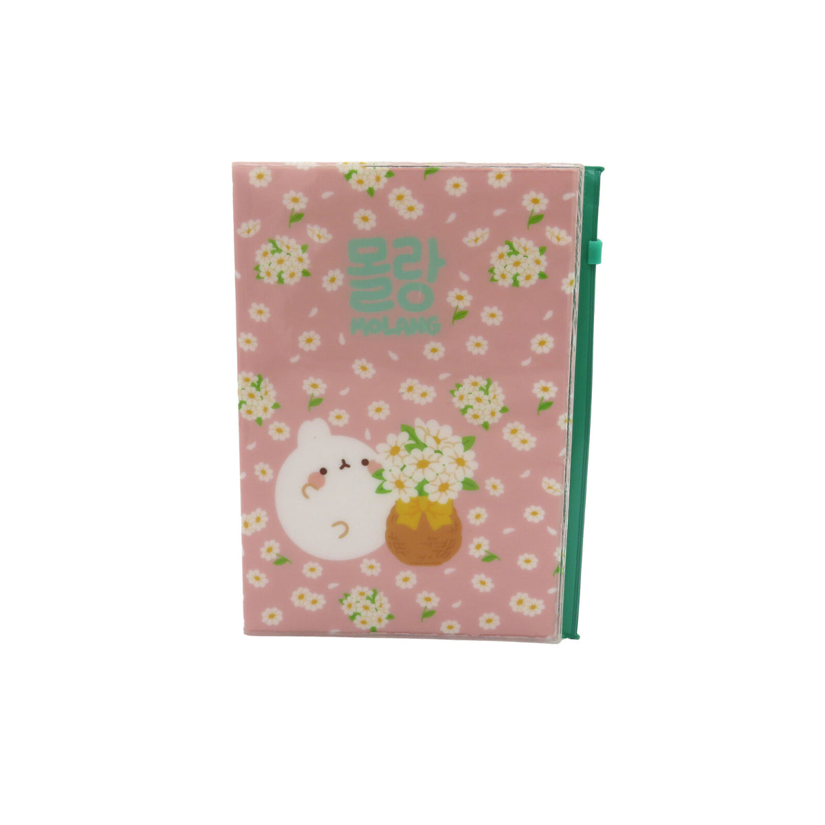 Molang Notizbuch Blossom Schreibheft mit Einstecktasche Schule Studium Büro