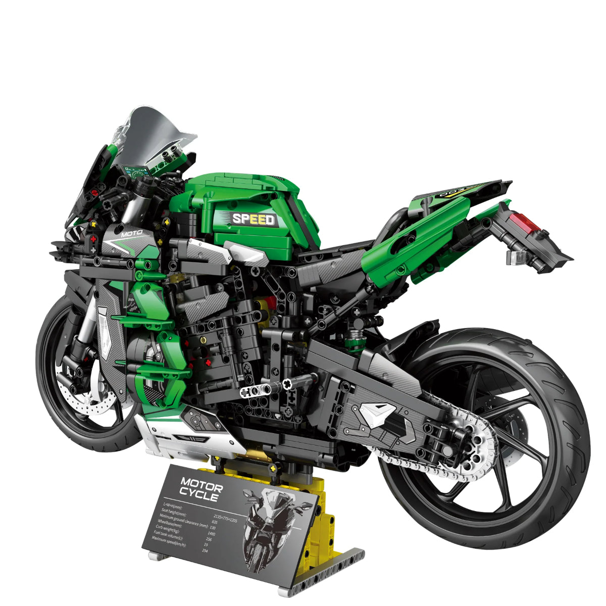 Reobrix 570 Motorrad 1:5 Klemmbaustein 2088 Teile ab 14