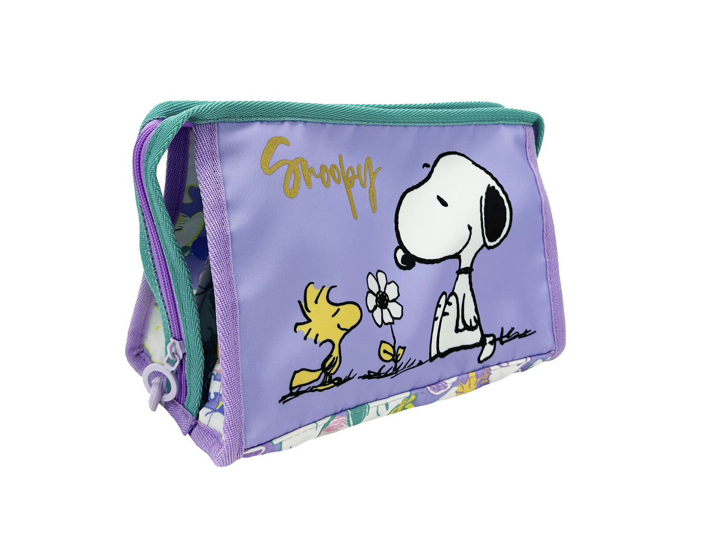 Snoopy Necessaire Kulturtasche Kosmetiktasche mit Griff Reiseetui