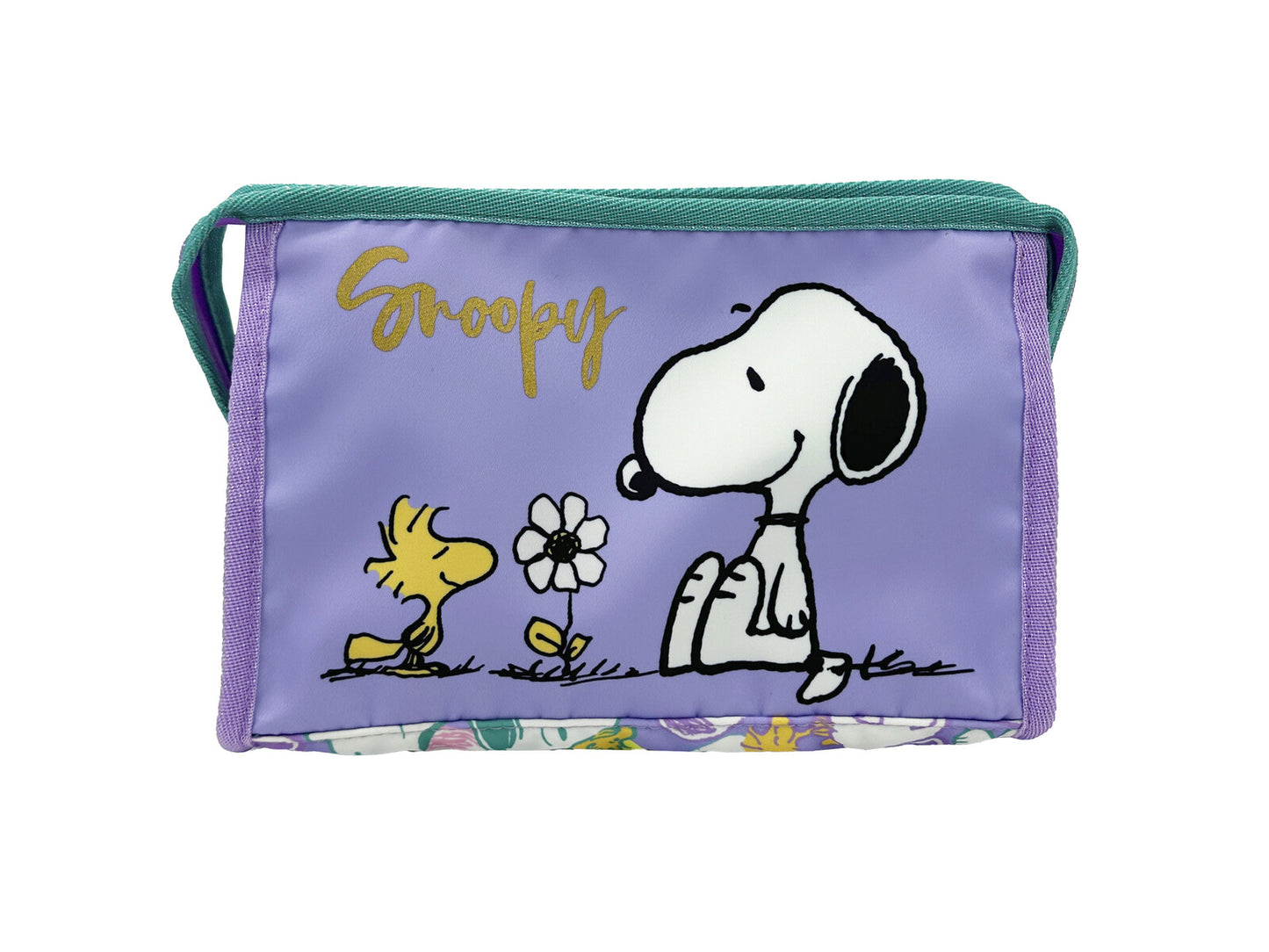 Snoopy Necessaire Kulturtasche Kosmetiktasche mit Griff Reiseetui