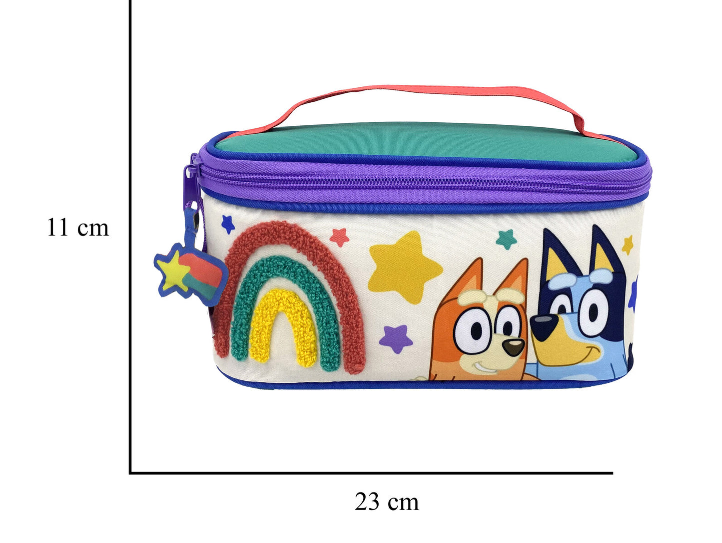 Bluey Kulturbeutel Kosmetiktasche 23x11 cm