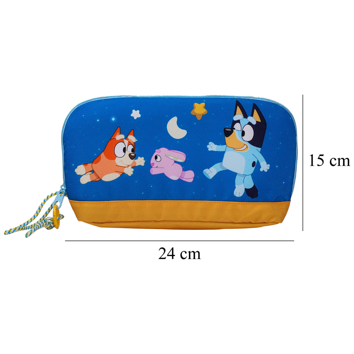 Bluey Federmappe 24 cm Kinder Schulmäppchen mit Innenfächern und Reißverschluss