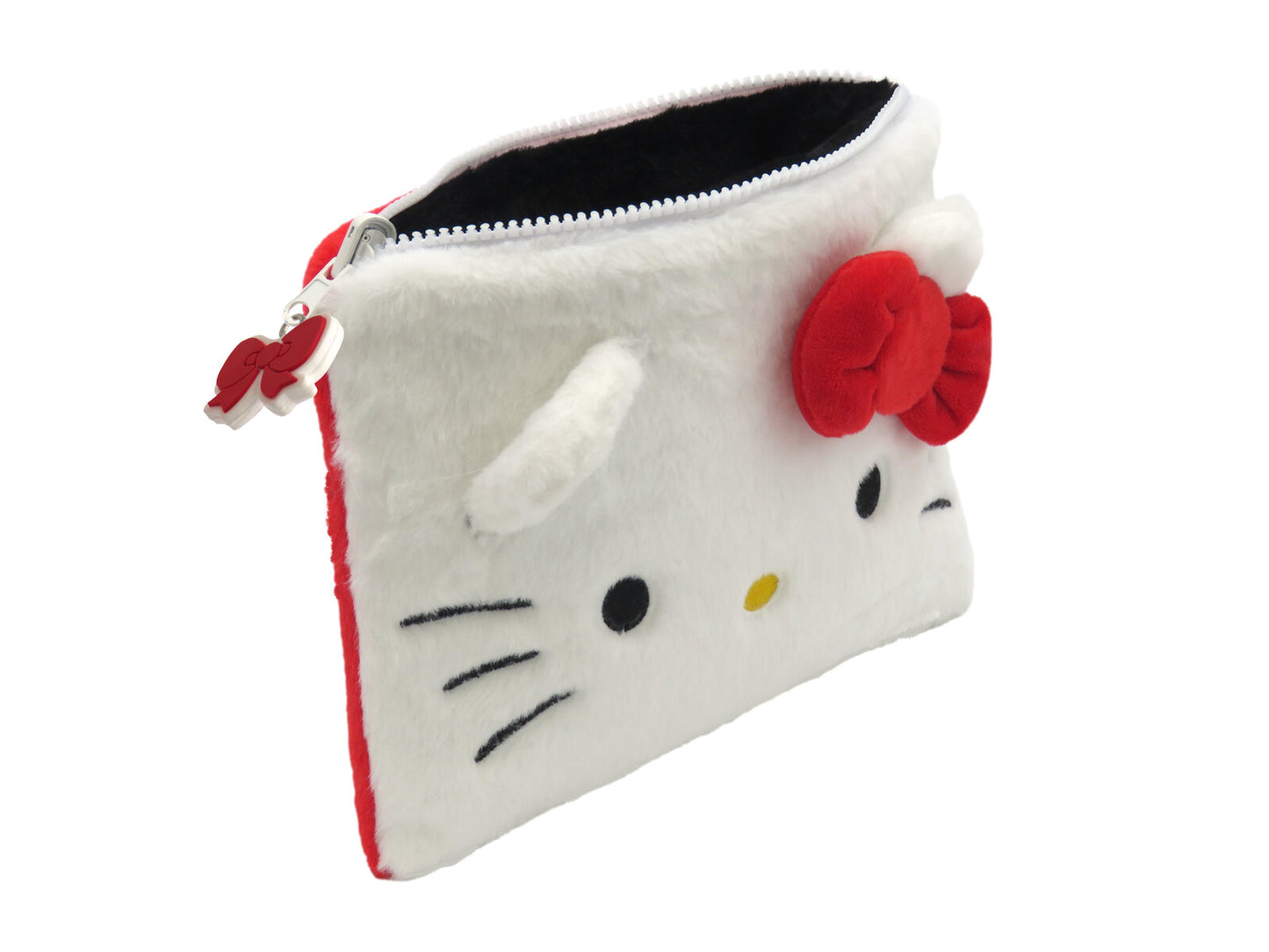 Hello Kitty Kuromi Wende Kulturbeutel Plüsch Kosmetiktasche mit Reißverschluss