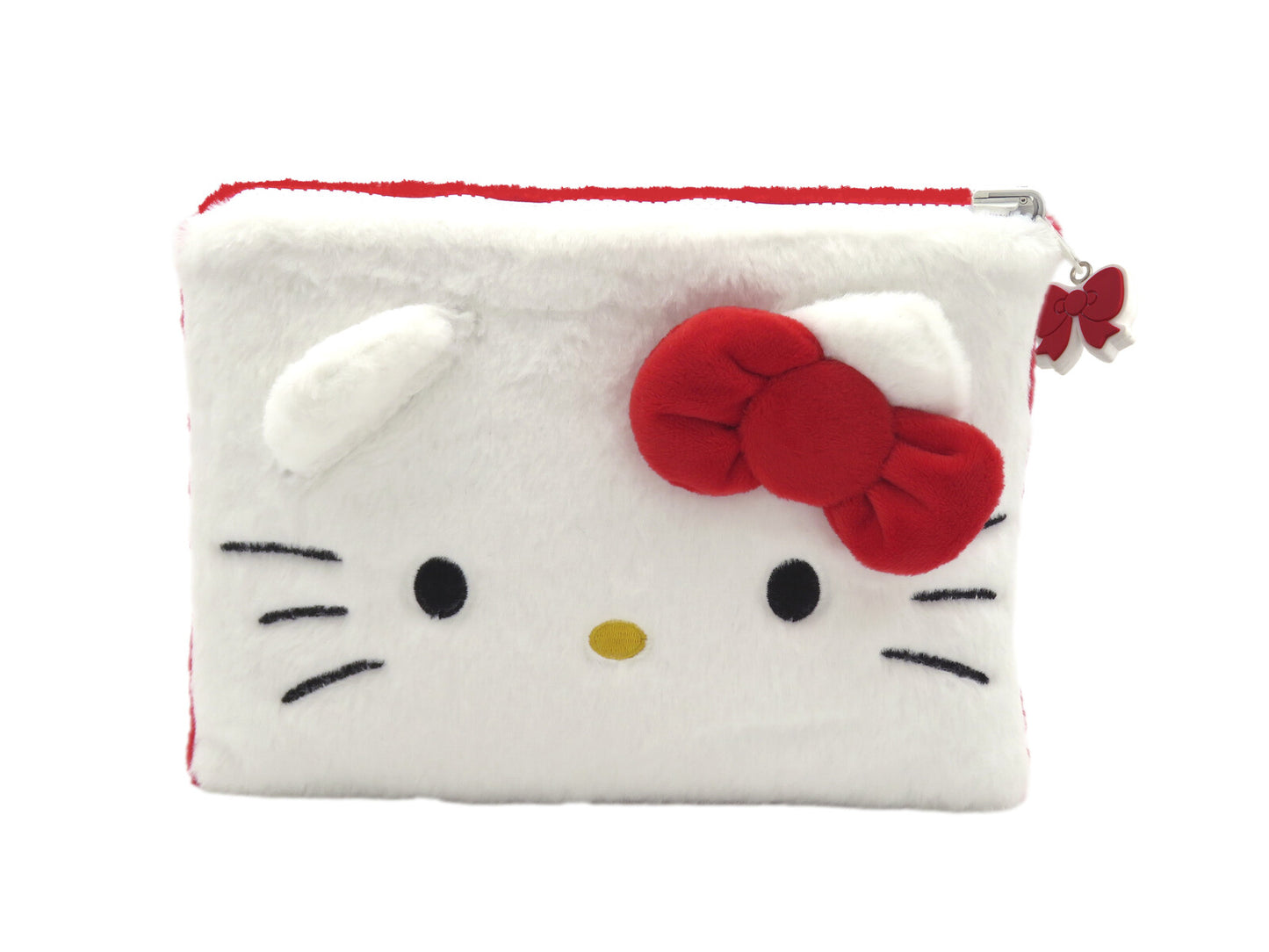 Hello Kitty Kuromi Wende Kulturbeutel Plüsch Kosmetiktasche mit Reißverschluss