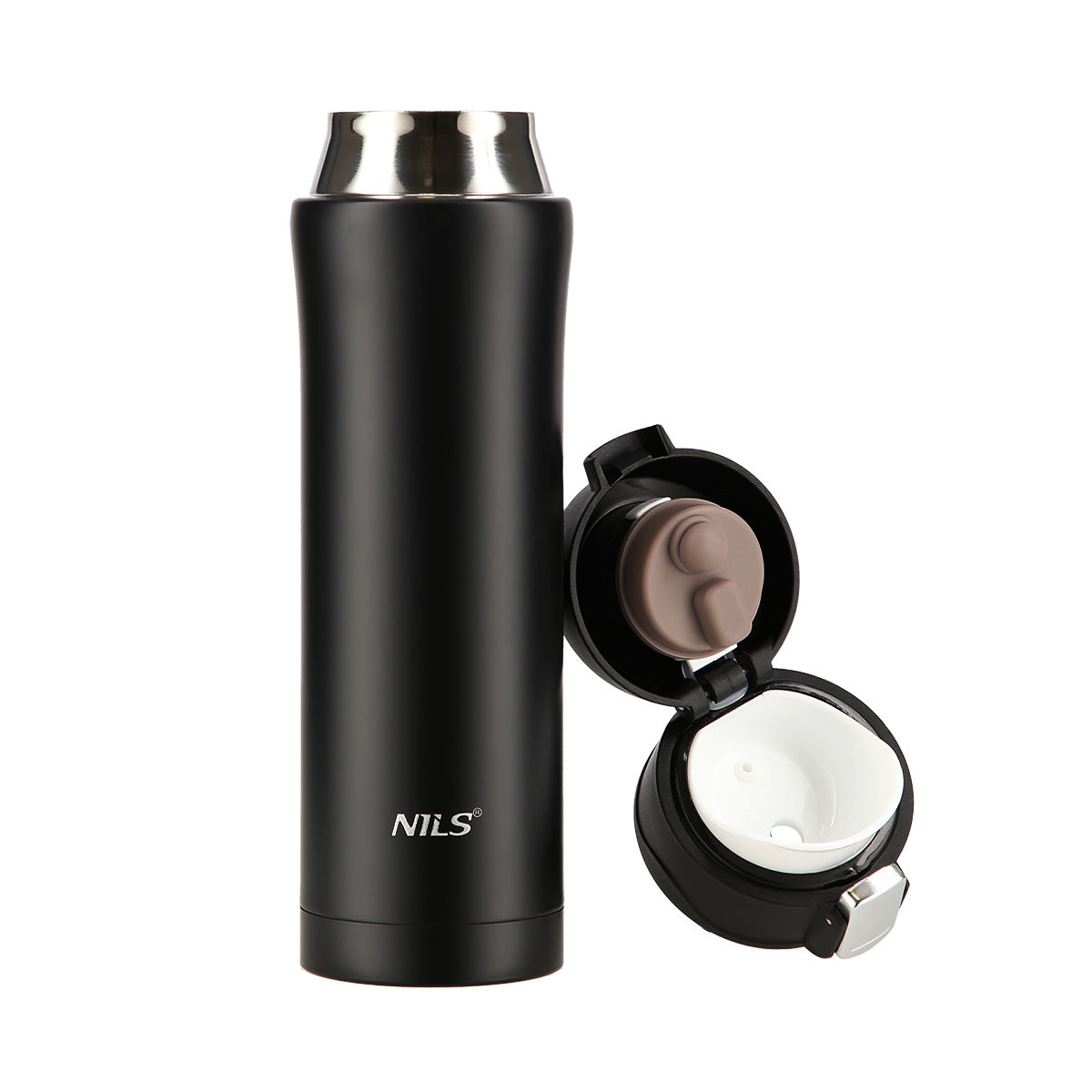 NILS Thermobecher 500 ml Trinkbecher für Kaffee Tee Outdoor Reise
