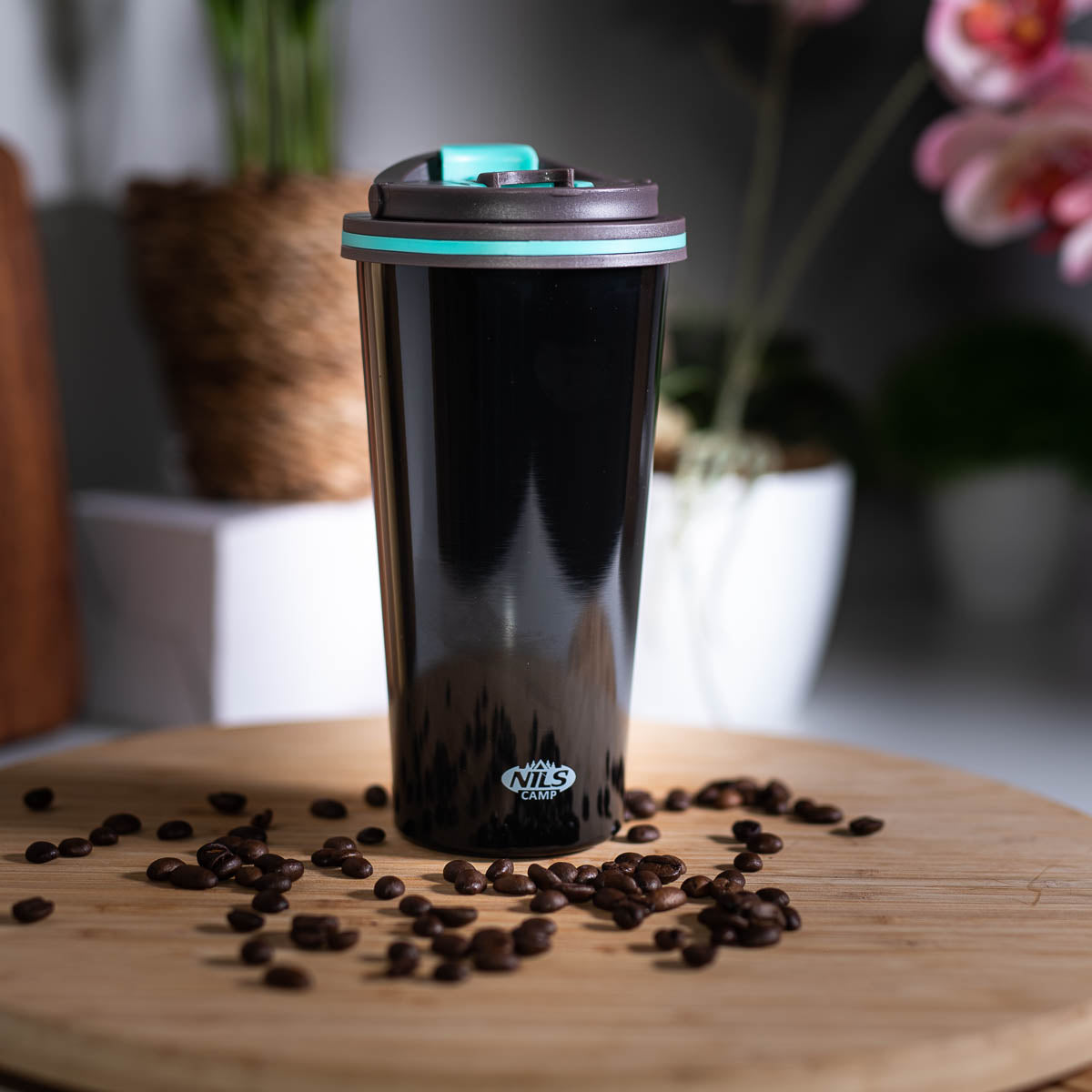NILS CAMP Camping Thermobecher 500 ml Becher für Kaffee Tee unterwegs