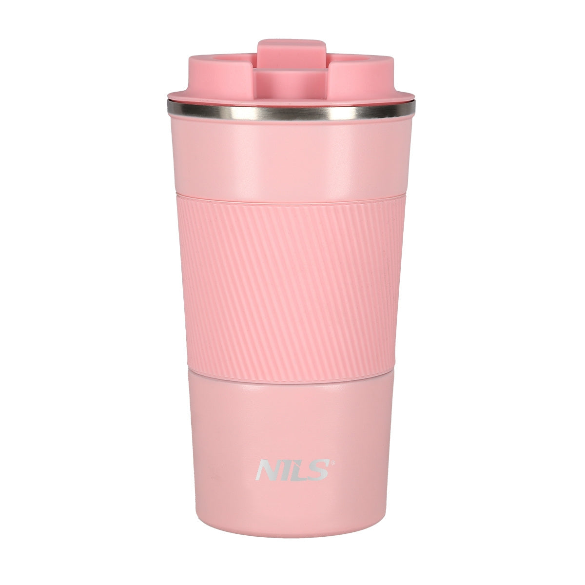 NILS Thermobecher Rosa 510 ml Isolierbecher Edelstahl Reisebecher