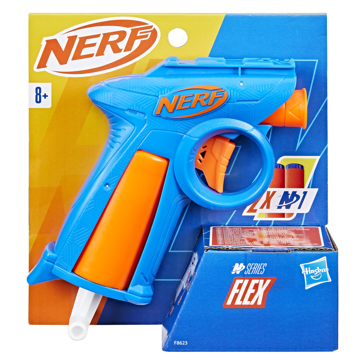 Nerf Flex Blaster F8623 Kinder Spielzeug Blaster für Freizeit Garten und draußen