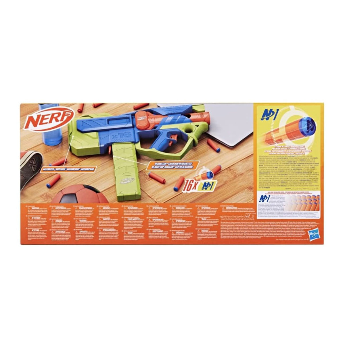 Nerf Series Sprinter Blaster mit Motorfunktion Magazin und Schiene für Zubehör