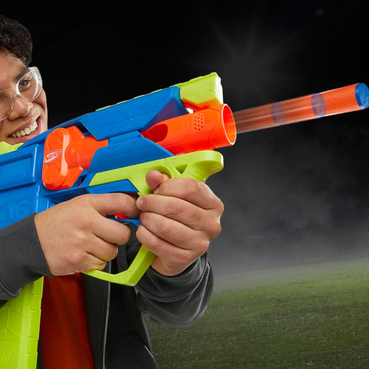 Nerf Series Sprinter Blaster mit Motorfunktion Magazin und Schiene für Zubehör