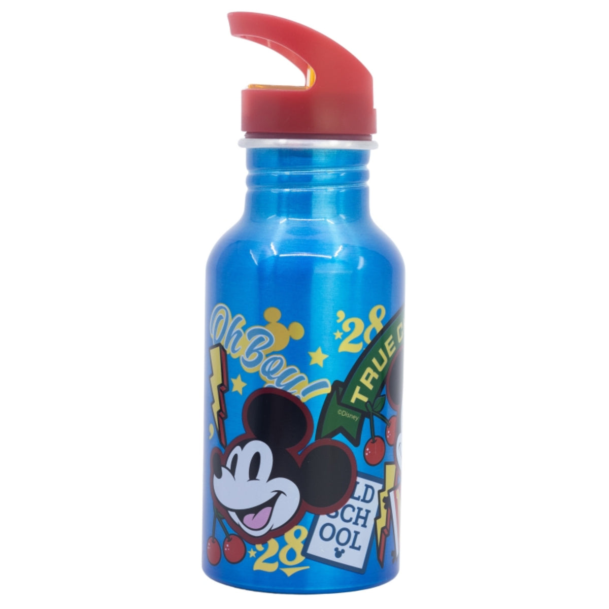 Disney Mickey Mouse Wasserflasche 545 ml Flasche mit Trinkaufsatz und Schraubverschluss
