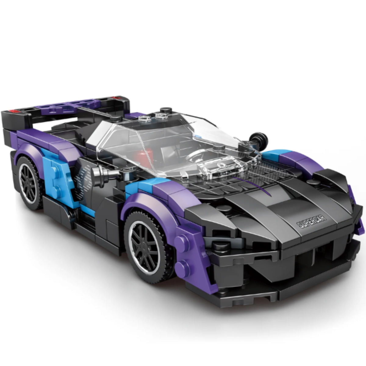 Reobrix 678 Supersportwagen 1:24 Klemmbaustein Auto 390 Teile mit Türen