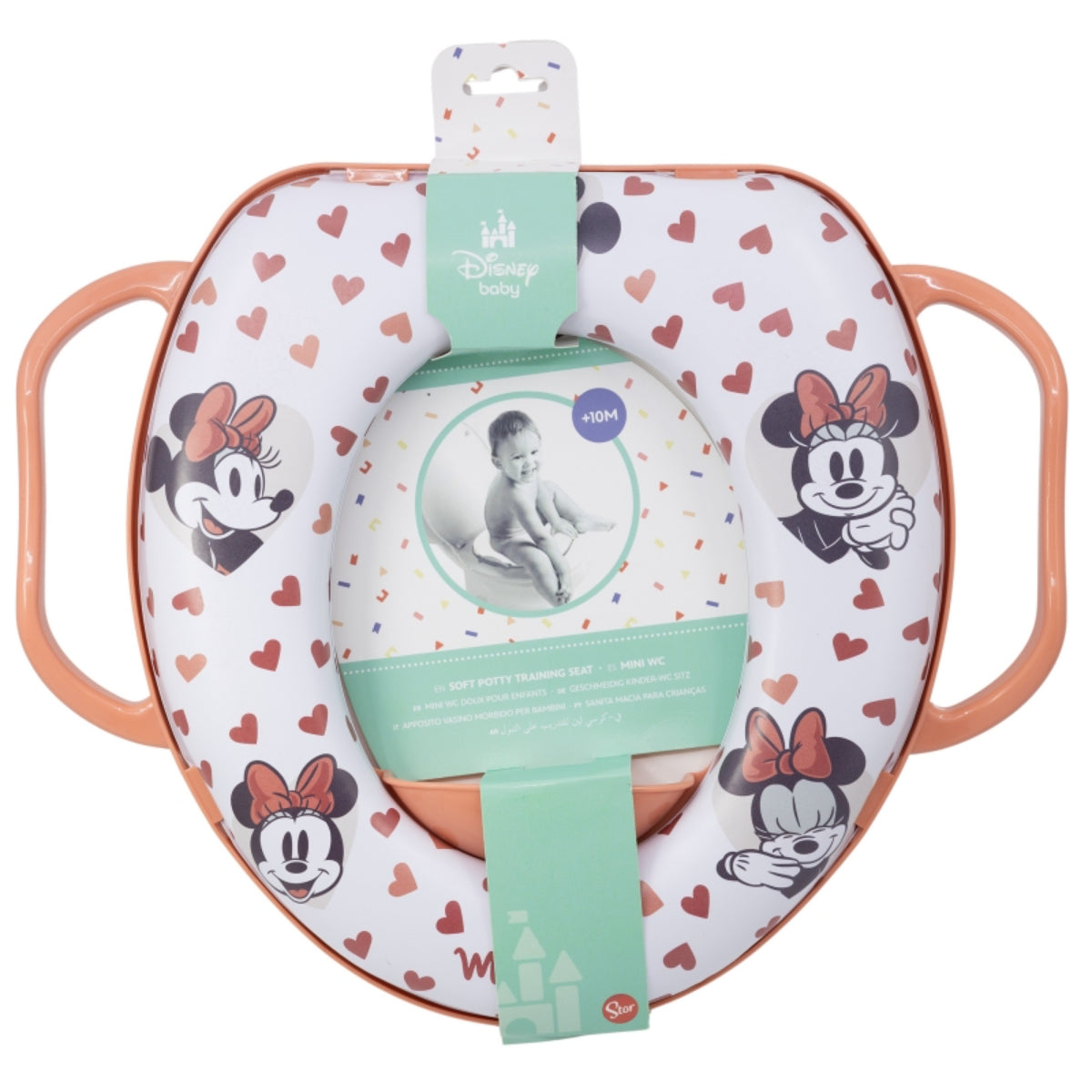 Disney Töpfchen Minnie Mouse Mini Kinder-WC mit Griffen für Jungen & Mädchen