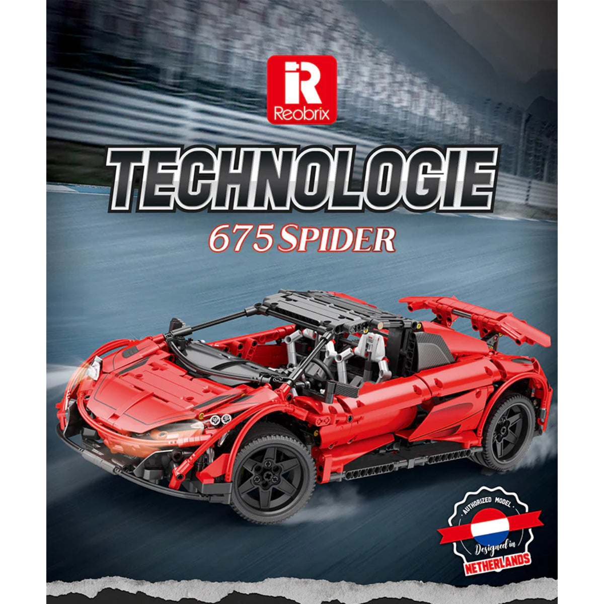 Reobrix 11002-D Sportwagen Cabrio Klemmbaustein Modell RC 1886 Teile ab 14