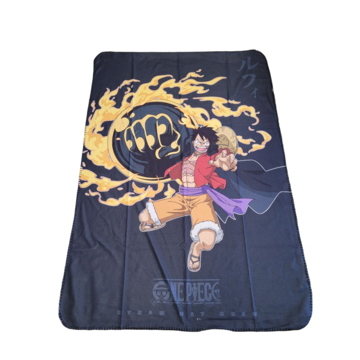 One Piece Geschenkset mit Thermosflasche 500 ml, Decke 140 × 100 cm, Notizbuch und Stift