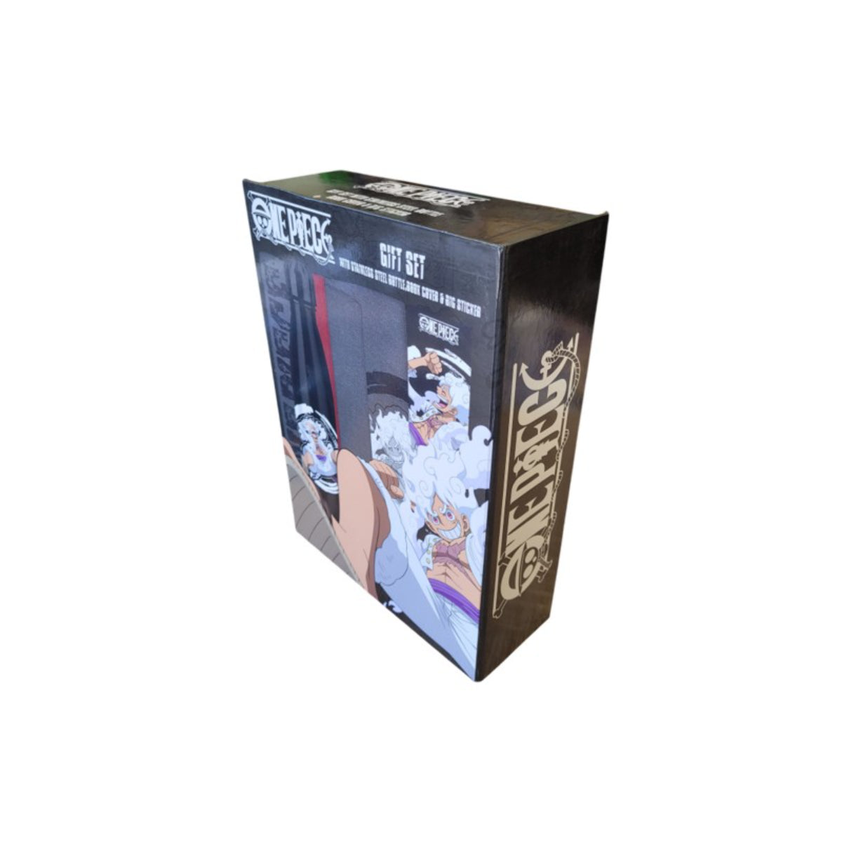 One Piece Geschenkset Thermosflasche mit Manga Schutzhülle und Lesezeichen