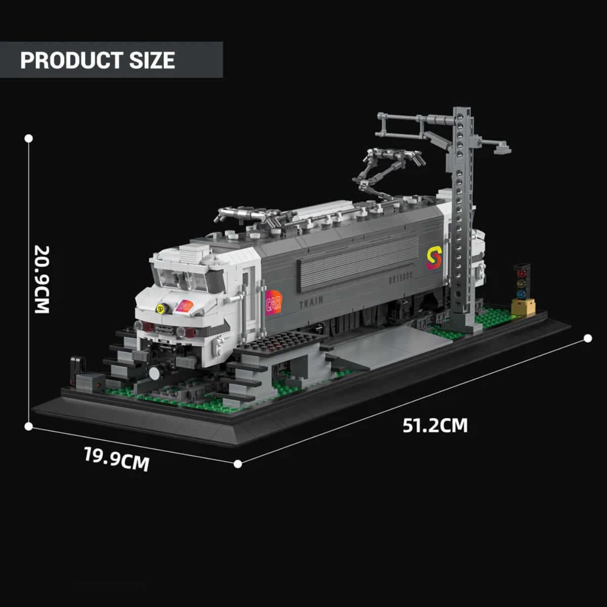 Reobrix 66803 Elektrolokomotive Klemmbaustein 2052 Teile ab 14