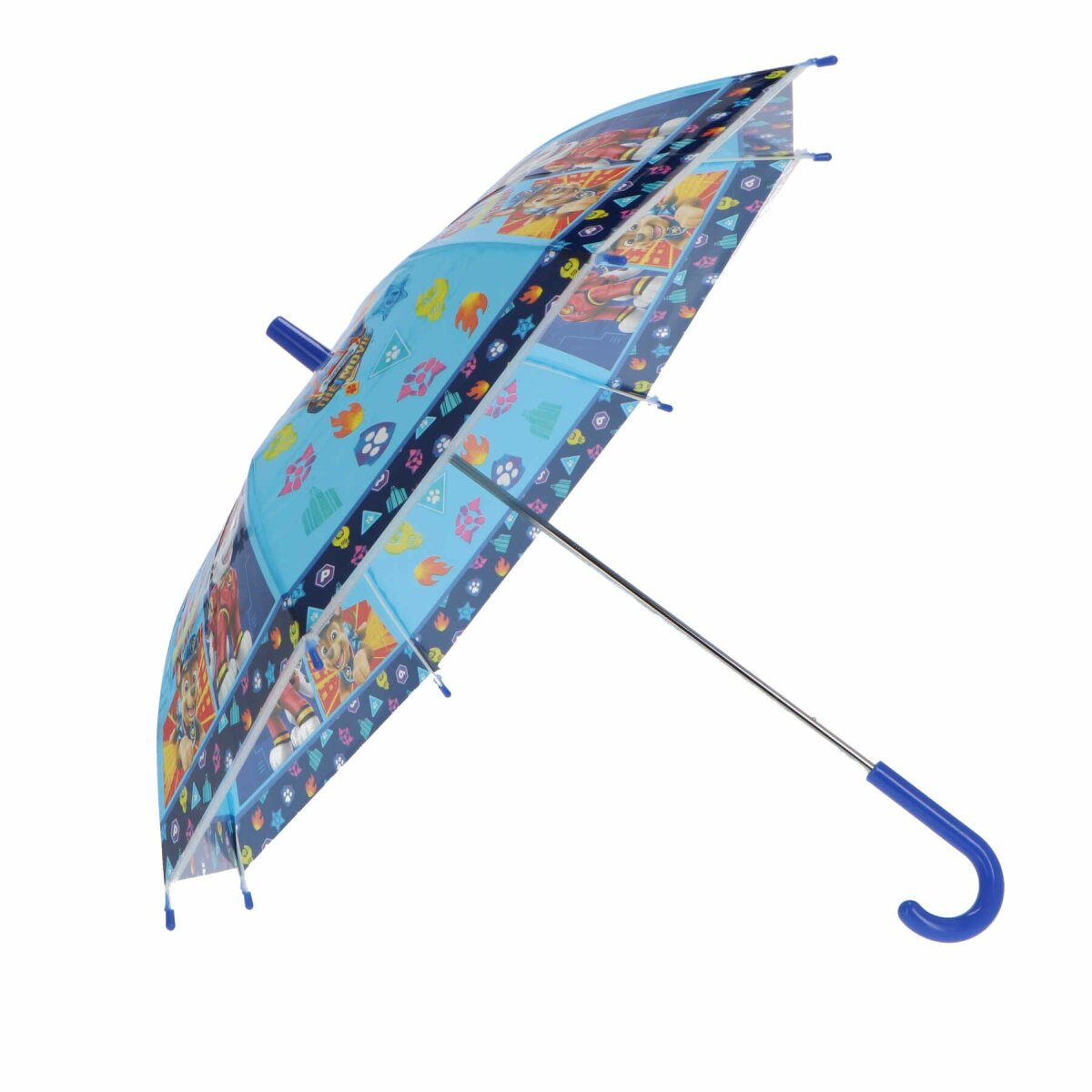Patrol Blauer Kinder-Regenschirm Wetterfester Begleiter für Kids
