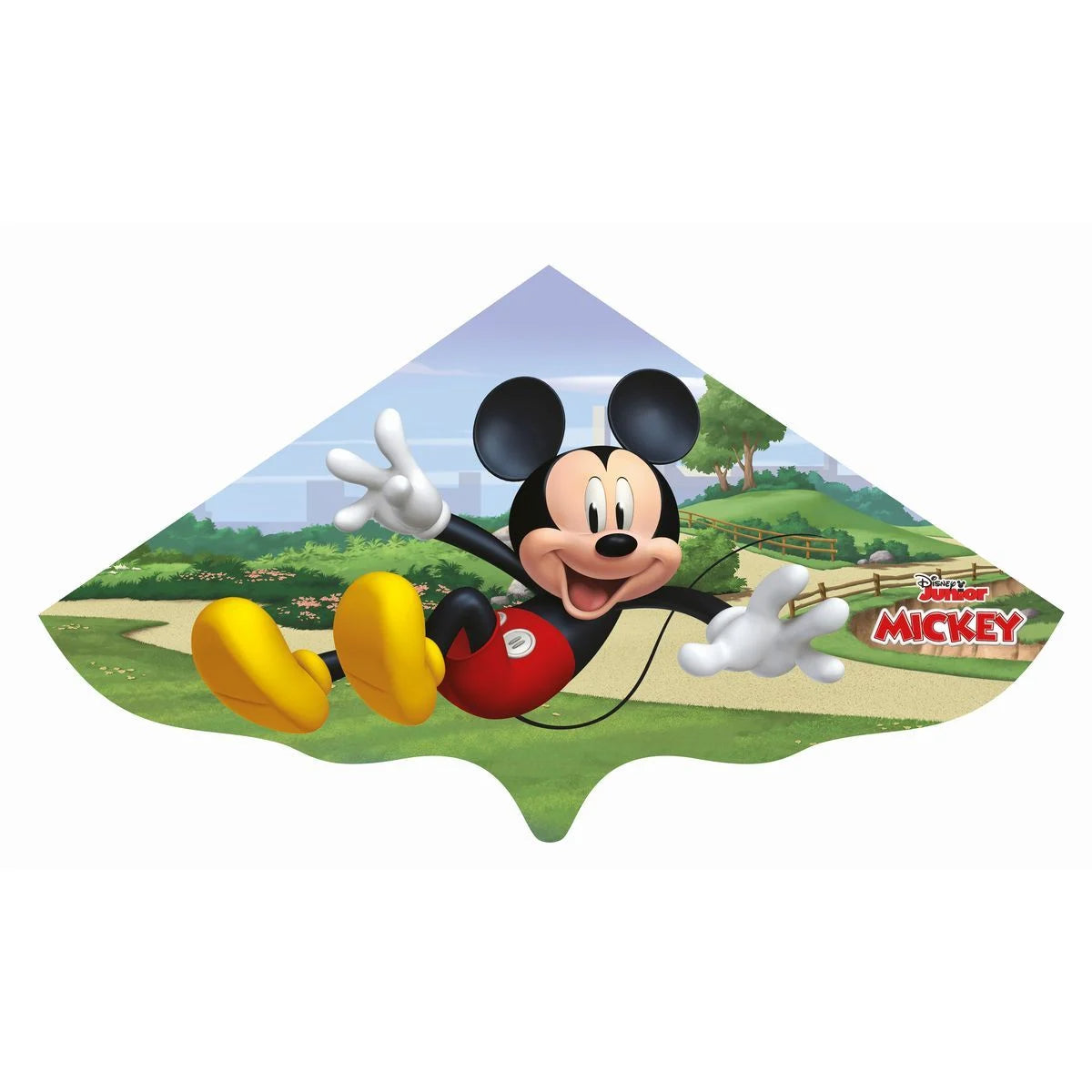 Disney Mickey Mouse Flugdrachen Kinderdrachen mit Wickelgriff Schnur und Anleitung
