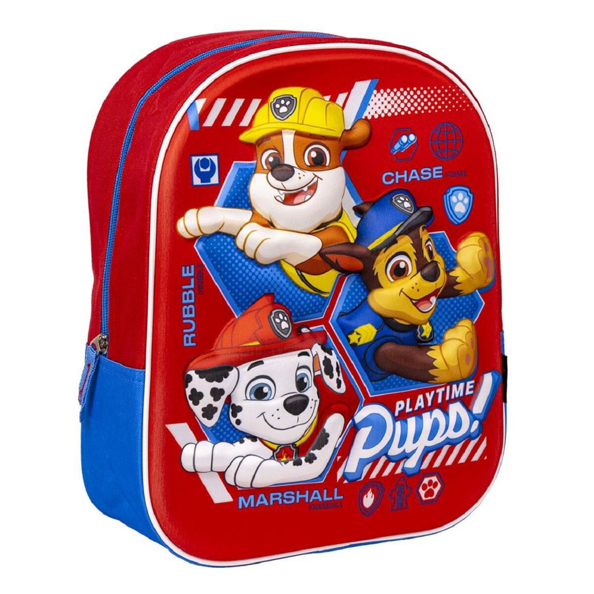 Paw Patrol 3D Rucksack Backpack Freizeitrucksack Kinderrucksack für mutige Entdecker