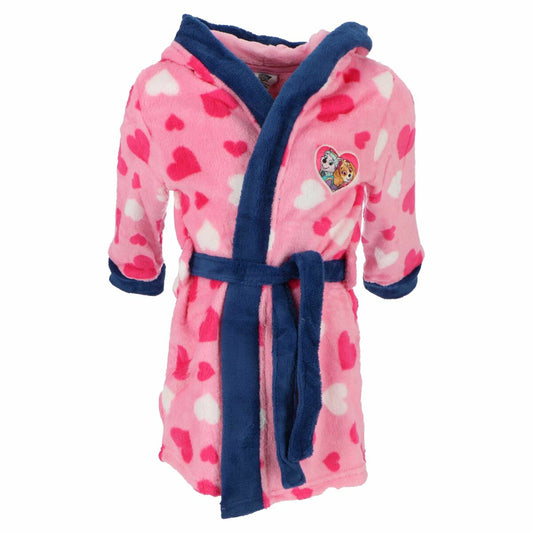 Paw Patrol Kinder-Bademantel mit lustigen Motiven Komfortabler Begleiter für Zuhause Rosa 110/116