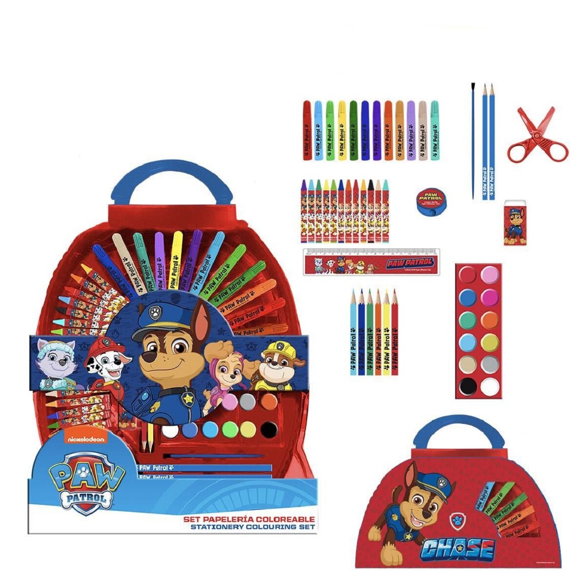 Paw Patrol Malset für Kinder Malpaket Zeichenkit für Unterwegs Fantasievolles Malen für Kinder