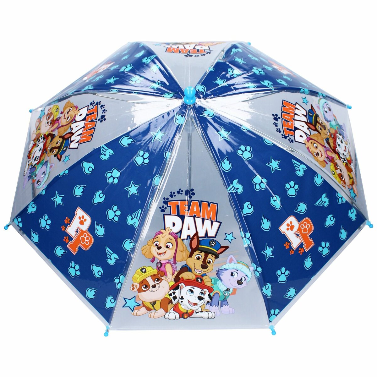 Paw Patrol Stockregenschirm Regenschirm Fröhlicher Regenschutz für Kinder 71 cm Durchmesser
