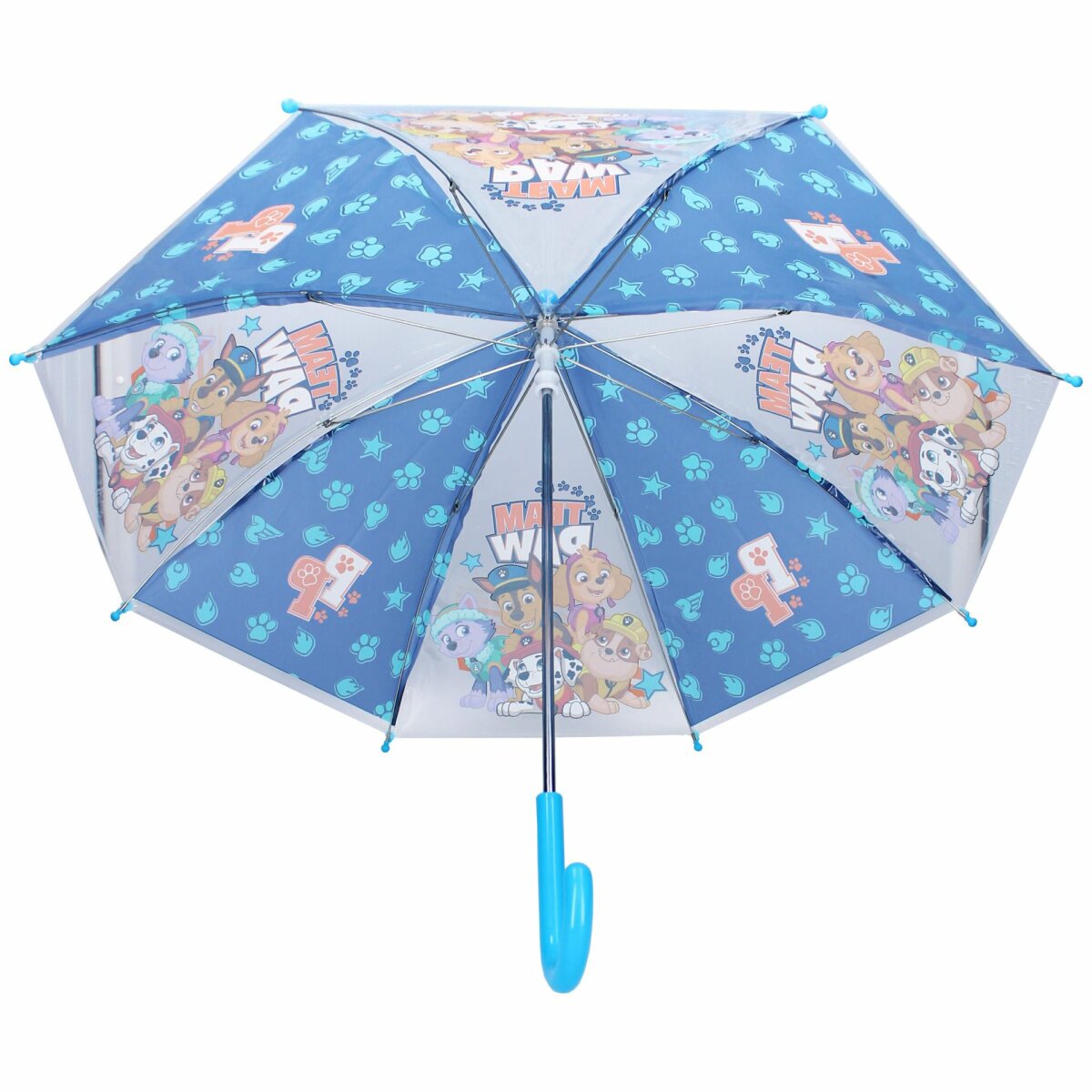 Paw Patrol Stockregenschirm Regenschirm Fröhlicher Regenschutz für Kinder 71 cm Durchmesser