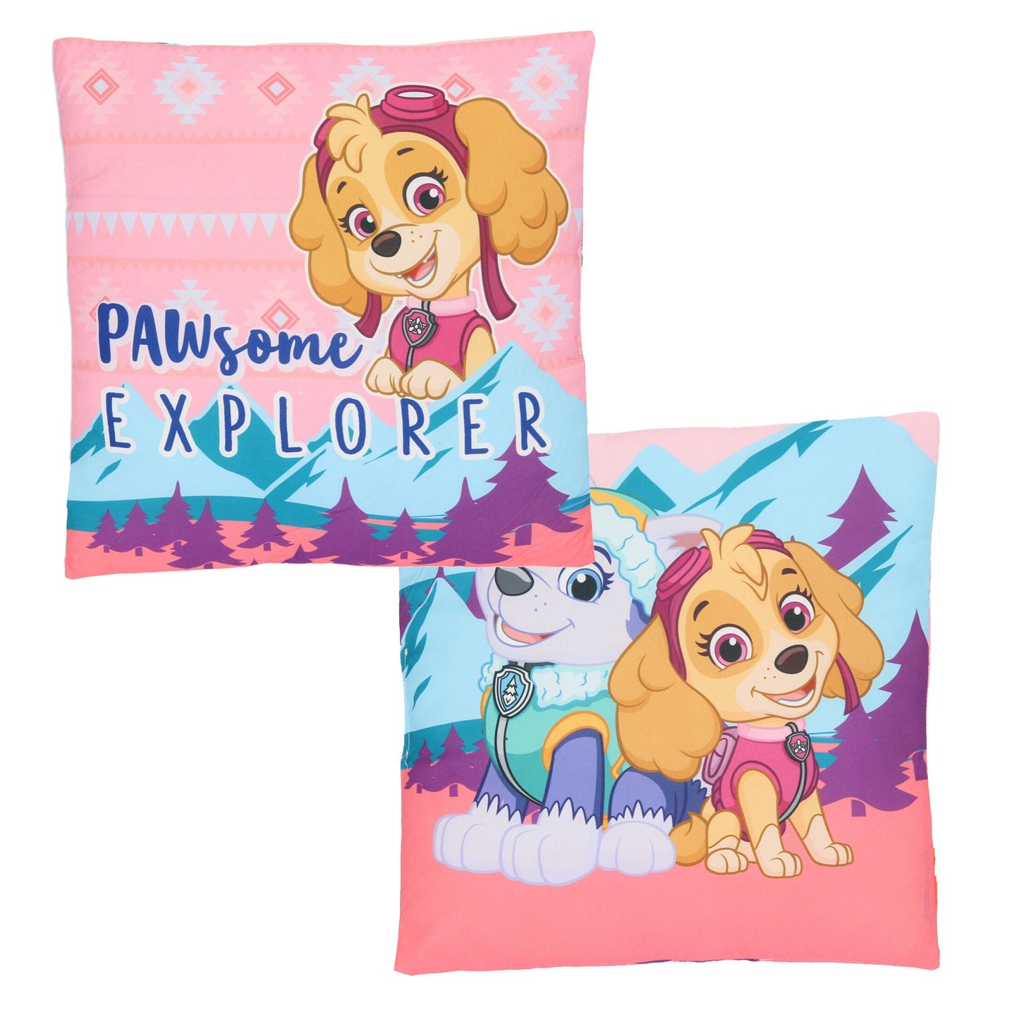 Paw Patrol Kissen Velours Kissen Ideal als Dekokissen