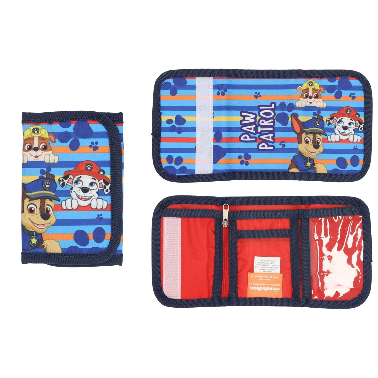 Paw Patrol Portemonnaie Geldtasche für Jungen & Mädchen mit Chase & Co.