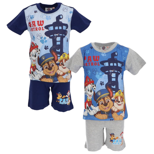 Paw Patrol Shortama – Kinderpyjama & Sommer Schlafanzug aus 100% Baumwolle