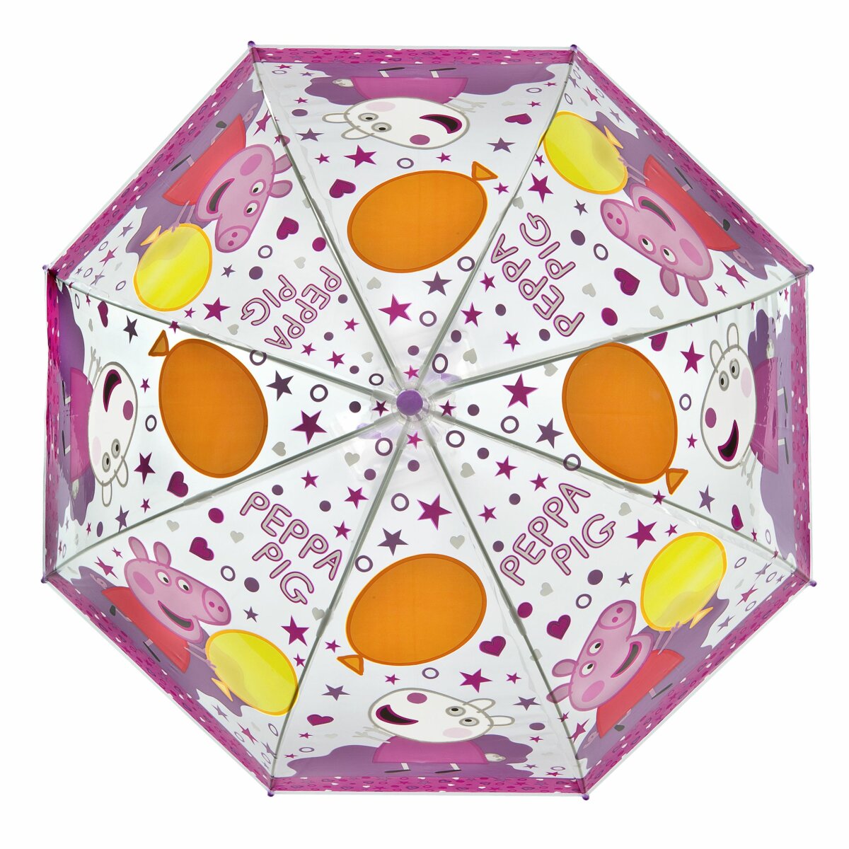 Peppa Pig Bunter Kinder-Regenschirm Ideal für kleine Hände 40 cm Durchmesser