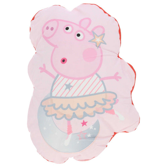 Peppa Pig Kissen Velours Kissen Ideal als Dekokissen