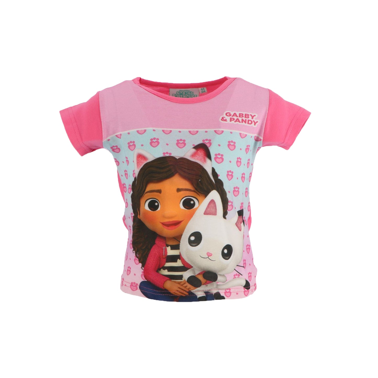 Gabby's Dollhouse T-Shirt für Kinder mit Print Kurzarm-Shirt für Mädchen