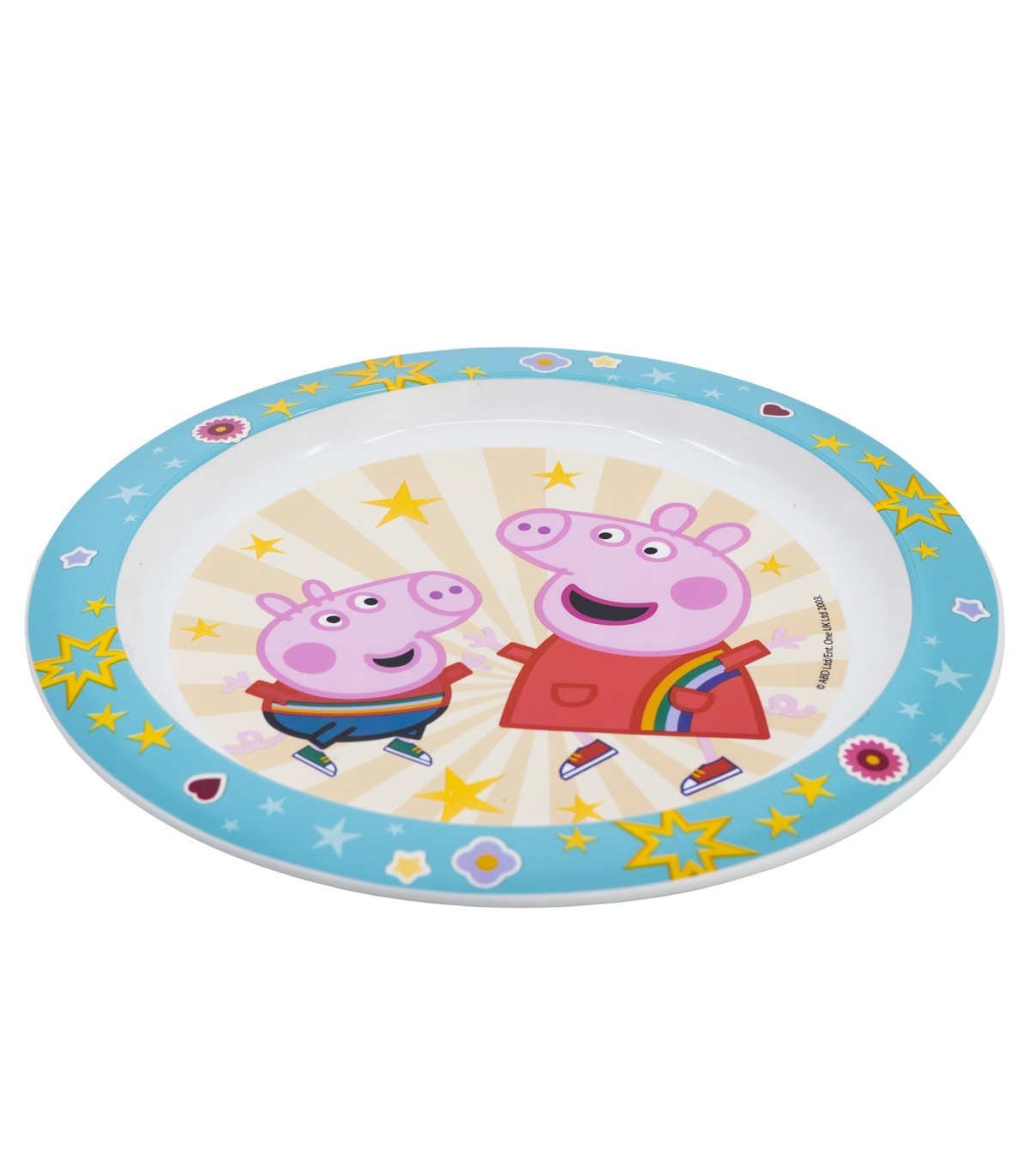 Peppa Pig Kinder Teller Mikrowellengeeignet für zu Hause