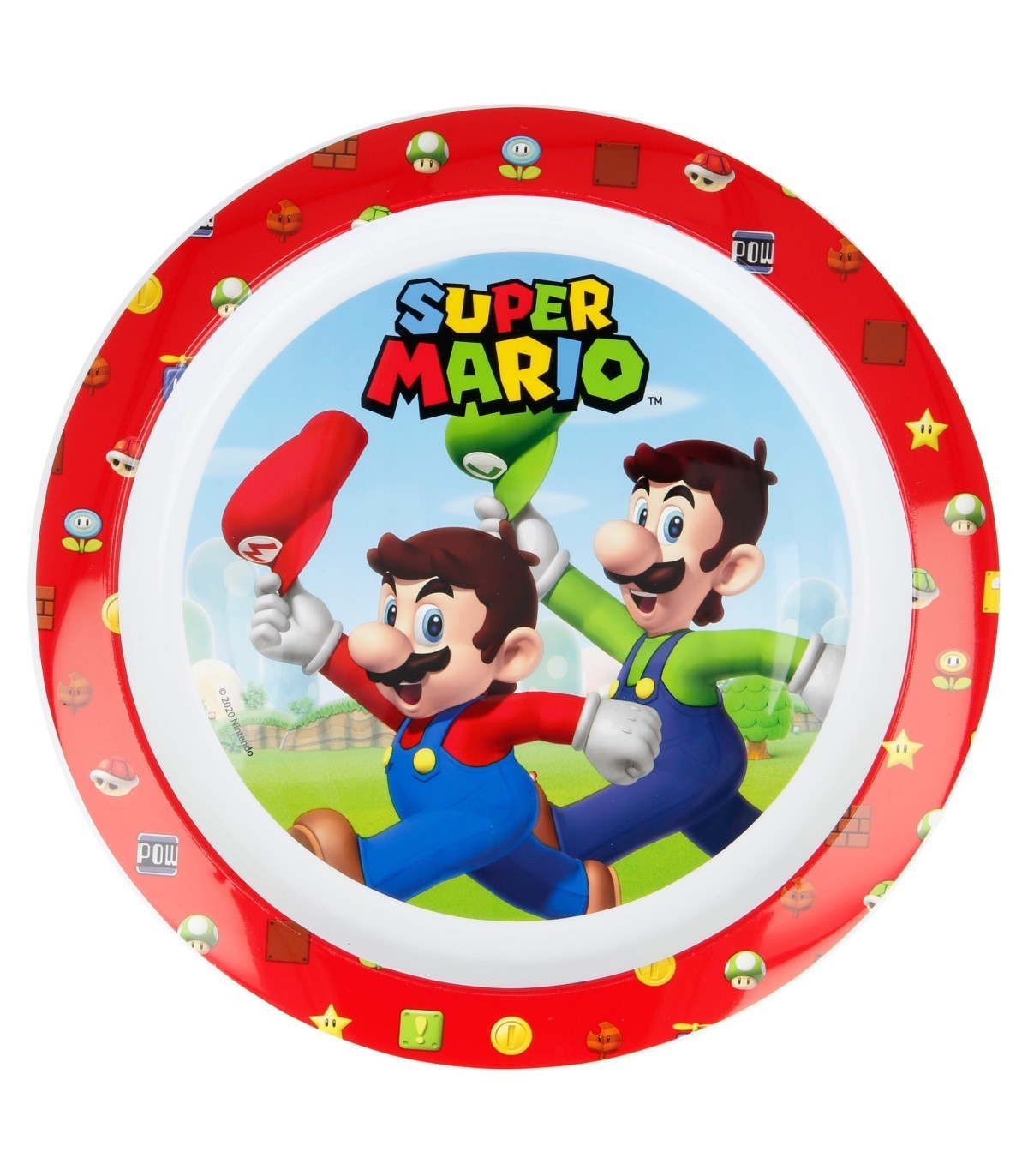 Super Mario Kinder Teller Mikrowellengeeignet für zu Hause