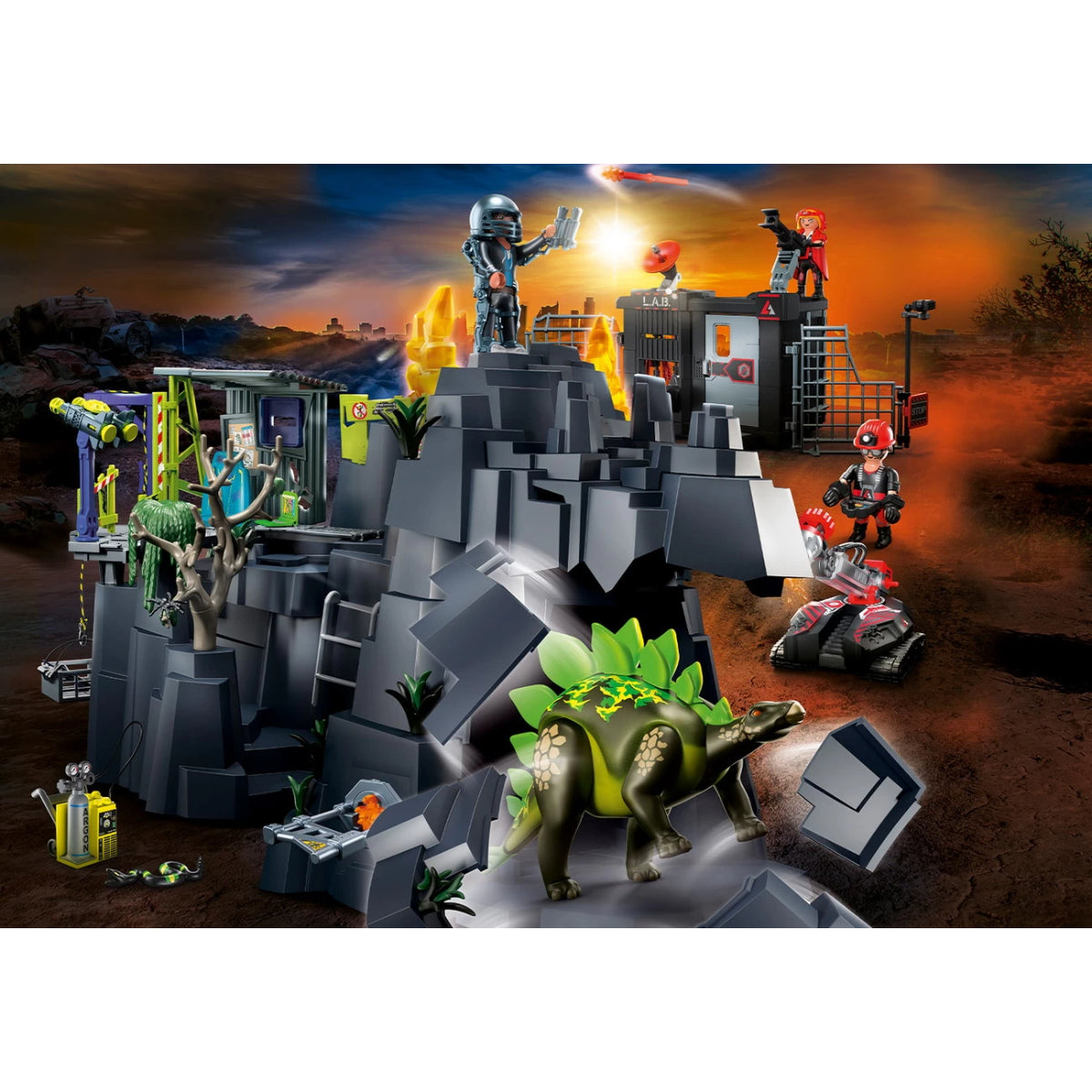 PLAYMOBIL Dino Rise – Dino Rock 70623 mit Licht & Sound