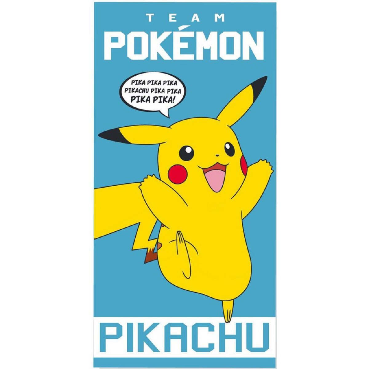 Pokémon Kinderhandtuch Baumwoll-Strandtuch Farbenfrohes Poolhandtuch, 70cm x 140cm