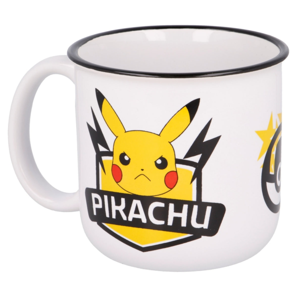 Pokemon Pikachu Pokeball 400 ml Keramikbecher in Geschenkbox mit Charakterdesign 14 oz